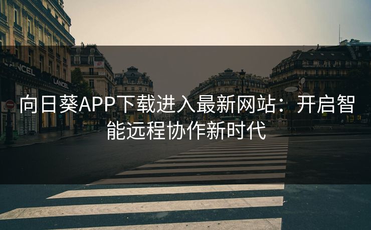 向日葵APP下载进入最新网站：开启智能远程协作新时代